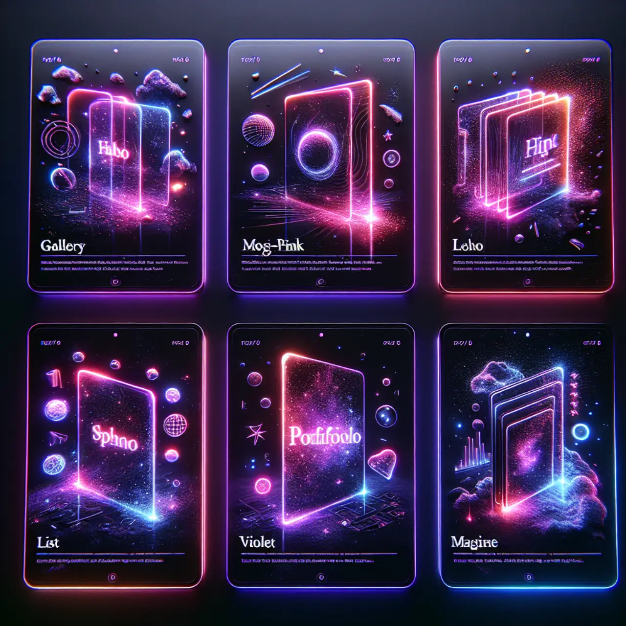 Five templates